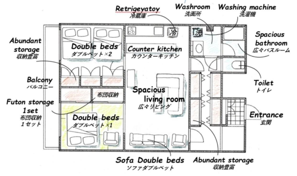 Harmonia東京堀切 10名定員90平米の広いcondominium Tokio Buitenkant foto